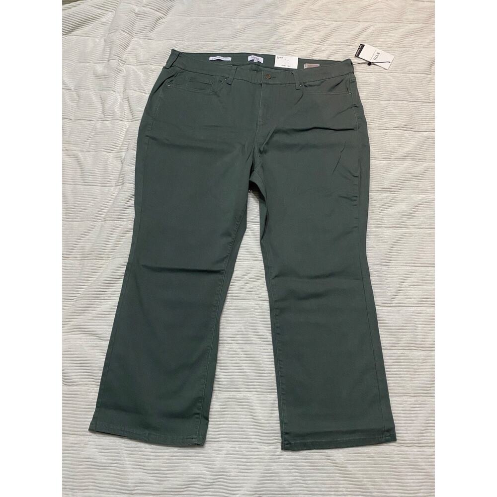 nydj not your daughters jeans size 22w sage leaf